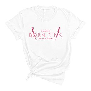 Blackpink T-shirts - New! Born Pink Album Casual T-Shirt