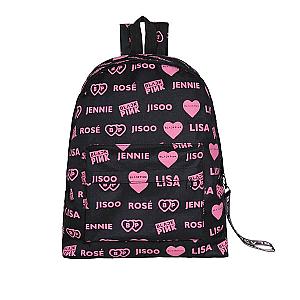 Blackpink Backpacks - BLACKPINK Member Name Heart Backpack