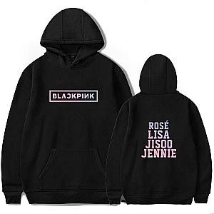 Blackpink Hooodies - Blackpink Member Name Pullover Hoodie