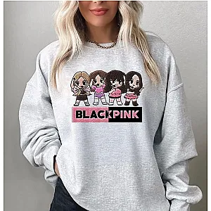 Embroidered BLACKPINK Chibi Cute Sweatshirt