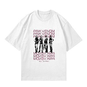Blackpink T-shirts - New! Pink Venom Concept Casual T-Shirt