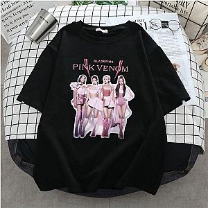 Blackpink T-shirts - New! Pink Venom Concept 2 Casual T-Shirt