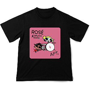 Blackpink T-Shirts - APT Rose feat Bruno Mars Chibi Classic T-shirt