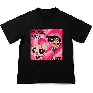 Blackpink T-Shirts - APT Rose feat Bruno Mars Powergirl Classic T-shirt