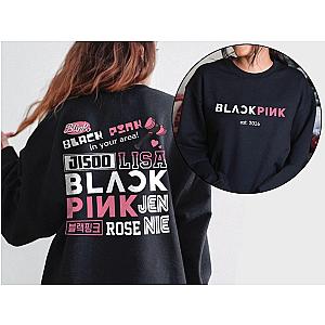Blackpink Sweatshirts - New! BLACKPINK 2022 World Tour Pullover Sweatshirt