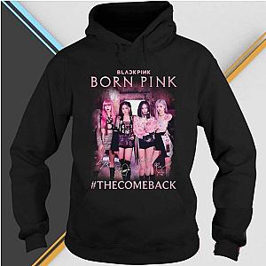 Blackpink Hooodies - New! Born Pink The Comeback Signatures Hoodie