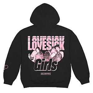 Blackpink Hooodies - Blackpink Lovesick Girls Pullover Black Hoodie
