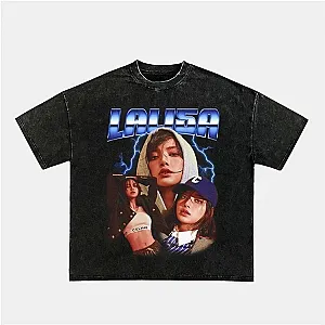 Summer LISA Washed T-Shirt- Unisex Aesthetic Cotton T Shirts