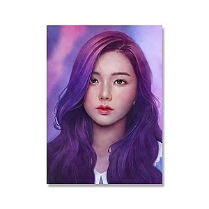 Jisoo Black Pink Poster - Printed Korea Girls Picture For Decoration