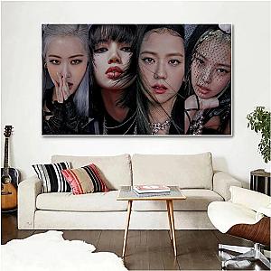 Black Pink Wall Art - Girl Group Posters Canvas Prints Painting Wall Art Pictures Home Decoration