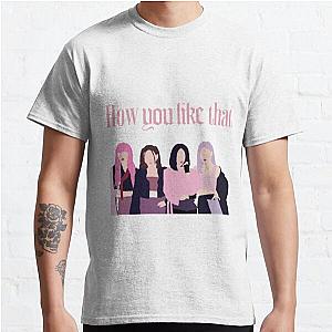 Blackpink T-shirts - How you like that Blackpink Silhouette Classic T-Shirt RB0708