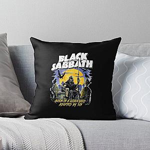 black sabbath  Throw Pillow RB0111