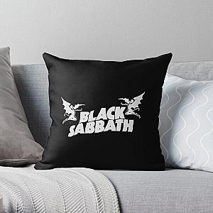 blasrak black sabbath band rewel Throw Pillow RB0111