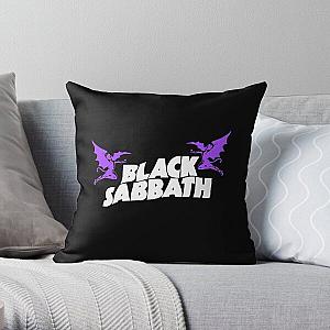 Unholy Trinity British Black Sabbath Throw Pillow RB0111