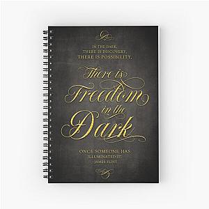 Black Sails - Freedom In The Dark blackgold Spiral Notebook