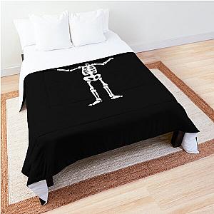 Black Sails Pirate Flag White Skeleton Essential Comforter