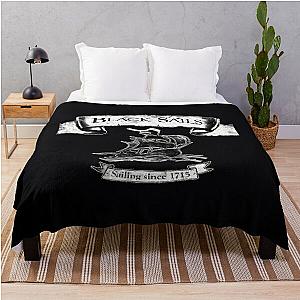 Black Sails - Sailing Since 1715 Graphic 	 Throw Blanket