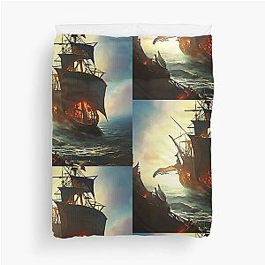 Queen Anne's Revenge: Black Sails Duvet Cover