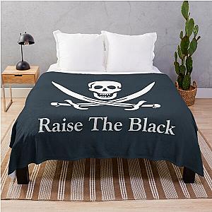 Raise the Black Sails Throw Blanket