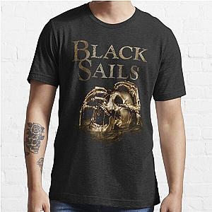 Black Sails Golden Skull Logo Essential T-Shirt