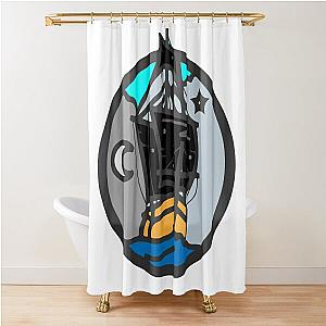 black sails in the sunset t shirt Shower Curtain