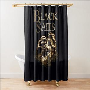 Black Sails Golden Skull 	  	 Shower Curtain