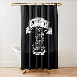 Black Sails - Sailing Since 1715 Graphic 	 Shower Curtain