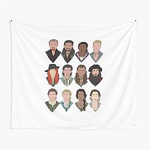 Black Sails Characters Tapestry
