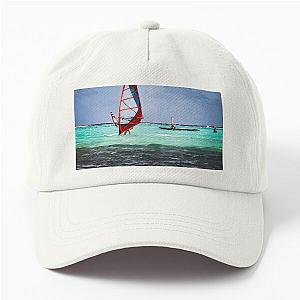 Red and Black Sails Dad Hat