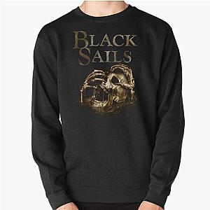 Black Sails Golden Skull Logo Pullover Sweatshirt
