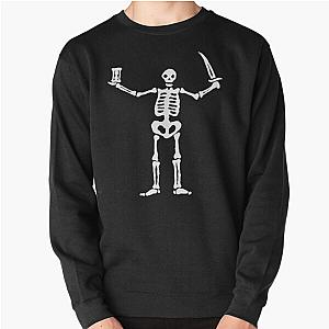 Black Sails Pirate Flag White Skeleton Essential Pullover Sweatshirt