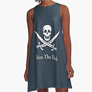 Raise the Black Sails A-Line Dress