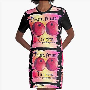 Black Sails Fruit Fruit Tits Tits Graphic T-Shirt Dress