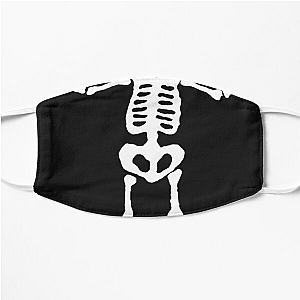 Black Sails Pirate Flag White Skeleton Essential Flat Mask