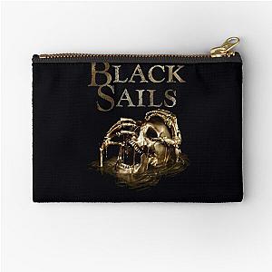 Black Sails Golden Skull 	  	 Zipper Pouch