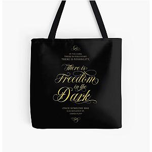 Black Sails - Freedom In The Dark blackgold All Over Print Tote Bag