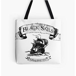 Black Sails - Sailing Since 1715 All Over Print Tote Bag