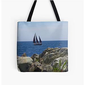 Black Sails Again All Over Print Tote Bag