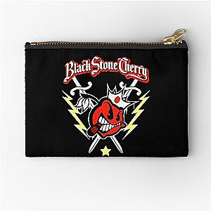 best music hard rock black stone logo Graphic T-Shirt.png Zipper Pouch