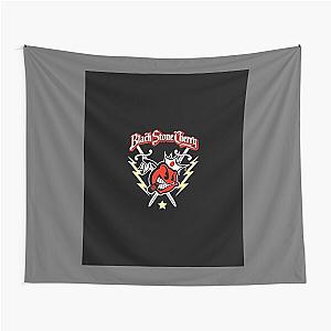 best music hard rock black stone logo Graphic Tapestry