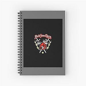 best music hard rock black stone logo Graphic Spiral Notebook