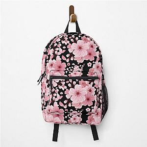 Cherry Blossom On Black 2 Backpack