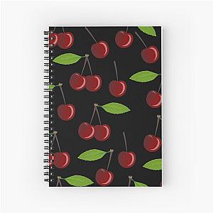 black cherry cherries Spiral Notebook