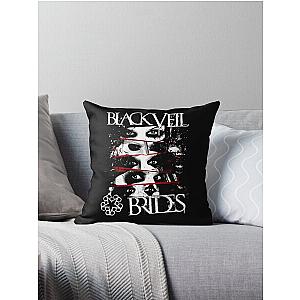 BLACK VEIL BRIDES BAND Throw Pillow