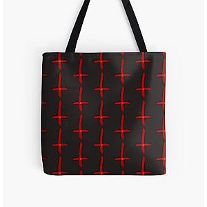 Black Veil Brides Scarlet Cross with new logo All Over Print Tote Bag RB2709
