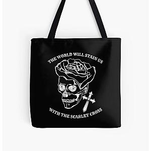 SCARLET CROSS BLACK VEIL BRIDES All Over Print Tote Bag RB2709