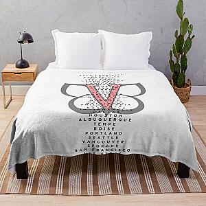 Black Veil Brides Merch Photo Dateback Shirt Throw Blanket RB2709