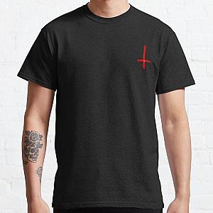 Black Veil Brides Scarlet Cross with new logo Classic T-Shirt RB2709