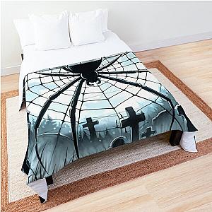 Halloween Black Widow Spider Comforter