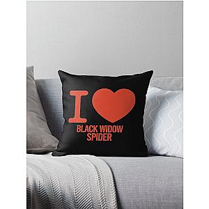 BEST Black Widow Spider EVER i love you Black Widow Spider gift- Perfect Gift Throw Pillow